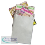 Postsafe Light-Weight Polythene Envelope 235x310mm Clear with White Panel Pack of 100 P19-100