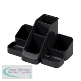 Avery Basics Desk Tidy 7 Compartments W164xD116xH85mm Black Ref 1137BLK
