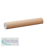 Ambassador Postal Tube 450mm x50mm Diameter Pack of 25 PT-050-15-0450