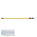 Rubbermaid Short Extension Handle Yellow Ref Q745-00