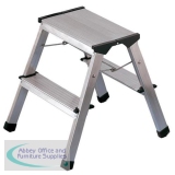 Hailo Folding Steps Double -sided 2x2 Treads Capacity 150kg H2.21m 1.8kg Ref 4321-001