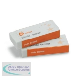 5 Star Plastic Eraser Paper-sleeved 60x21x12mm [Pack 10]