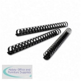 Acco GBC Binding Comb 45mm A4 21-Ring Black Pack of 50 4028186