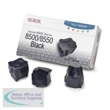 Xerox Phaser 8500/8550 Solid Ink Stick Pack of 3 Black 108R00668