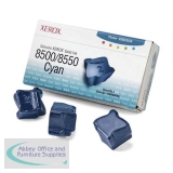 XR8R00669 - Xerox Phaser 8500/8550 Solid Ink Stick Pack of 3 Cyan 108R00669