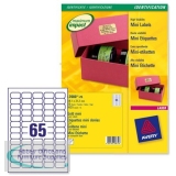 Avery Address Label Mini Gold L7680-25