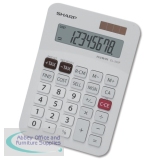 Sharp Desktop Calculator White EL-330FB