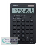Sharp Design Calculator Black EL-364BBK