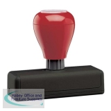 5 Star Pre-Inked Customised Stamp 80x38mm [9 lines]