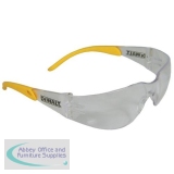 Dewalt Safety Glasses Lightweight Rubber Temples and Anti-UV Polycarbonate Lens Ref Protector Indr/Outdr