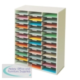 Fellowes Literature Sorter A4 36-Compartments Dark Grey 25061
