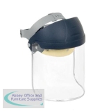 Liteguard Face Shield and PC Visor 200mm Polycarbonate Adjustable Head-harness Ref G-LG-N-LP200