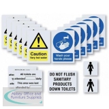 Washroom Signage Kit Unisex Multiple Signs Ref MP107/R