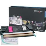 Lexmark C522N/C524 Return Programme Toner Cartridge Magenta C5220MS