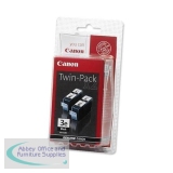 Canon Inkjet Cartridge Black BCI-3E Twin Pack