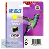 Epson Photo R265/RX560 Inkjet Cartridge T0804 Yellow C13T08044011