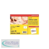 Avery Addressing Labels Laser A5 Sheet of 2 Each 99.1x38.1mm Ref L30063-20 [40 Labels]