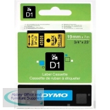 Dymo 2000/5500 Tape 19mm Black/Yellow 45808 S0720880