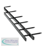 GBC SureBind Secure Binding Strips 25mm 10 Prongs Bind 250 Sheets A4 Black Ref 1132850 [Pack 100]