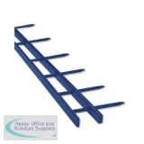 GBC SureBind Secure Binding Strips 25mm 10 Prongs Bind 250 Sheets A4 Blue Ref 1132845 [Pack 100]