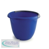 Plastic Bucket with Pouring Lip 10 Litre Capacity Blue Ref SPC/BUCKET/B