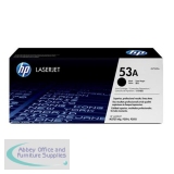 Hewlett Packard No53A LaserJet Toner Cartridge Black Q7553A