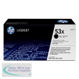 Hewlett Packard No53X LaserJet Toner Cartridge High Yield Black Q7553X