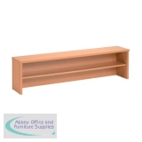 Sonix Modular Reception Desk Riser / Top Box W1600xD300xH370mm Beech