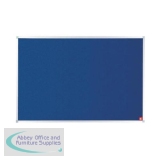 5 Star Noticeboard with Fixings and Aluminium Trim W1200x900mm Blue