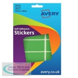 Avery Wallet of Labels 50x25mm Green Ref 16-314 [324 Labels]