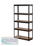 Storage Solutions Boltless 5-Shelf MD Frame Unit Black ZZMT5BK169D08535