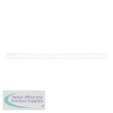 Acco GBC A4 6mm 34-Loop Wires 3:1 Pitch White Pack of 100 RG810470