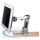 Compucessory Monitor Arm for One Screen 14-17 inch TFT LCD Monitor 12Kg Maximum Silver-Grey Ref CCS25350