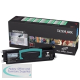 Lexmark E250D/E250DN/E350D/E352DN/E450DN Return Programme Toner Black E250A11E