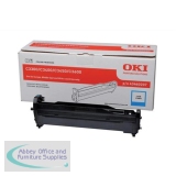Oki C3300/C3400/C3450 Image Drum EP Cartridge Cyan 15k 43460207