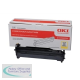 Oki C3300/C3400/C3450 Image Drum EP Cartridge Yellow 15k 43460205