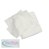 5 Star Facilities Bin Liners Light Duty 40 Litre Capacity W305/620xH590mm White [Pack 1000]