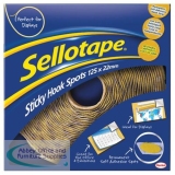 Sellotape Sticky Hook Spots Pack of 125 4098 531367