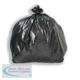 5 Star Bin Bags Economy 100 Gauge 457x737x864mm Black Ref XVF [Pack 200]