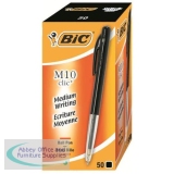 Bic Clic Retractable Ballpoint Pen Medium Black 901256