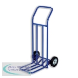 RelX Hand Trolley General Capacity 160kg Wheel 205mm Foot Size W565xL640mm Blue Ref HT1585 [287998]