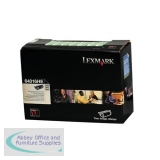 Lexmark T64X Return Programme High Yield Laser Toner Cartridge Black 64016HE