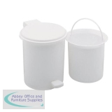 Addis Vanity Bin 3 Litre White 9872