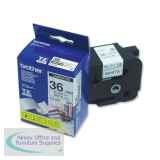 Brother P-Touch Tape 36mm Black/White TZ261