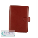 Filofax Metropol Personal Organiser for Paper 95x171mm Personal Red Ref 026910