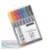 Staedtler Lumocolor Medium Tip Water Soluble Pen Wallet of 8 315-WP8