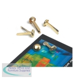 Essentials Paper Fastener Pointed 25mm Pack of 200