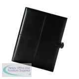 Filofax Classic Personal Organiser for Paper 95x171mm Personal Black Ref 424002