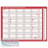 Sasco Super Compact Year Planner Unmounted 2013 2400593