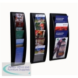 Paperflow Quick Wall Display System 1/3xA4/DL Black F406201